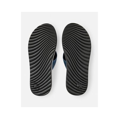 4. RIP CURL Chiba Men's Open Toe Flip-Flops Gray