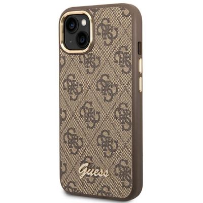 2. Guess GUHCP14MHG4SHW iPhone 14 Plus 6.7 "brown / brown hard case 4G Vintage Gold Logo