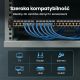 10. Patch panel Extralink EX.9830 (1U; cat. 5e; 24xRJ-45)