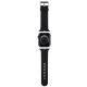 2. Karl Lagerfeld 3D Rubber Karl&Choupette Heads strap for Apple Watch 42/44/45/49mm - black