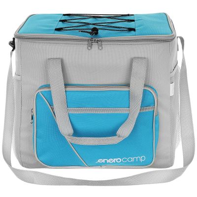 5. THERMAL BAG 36x25x33CM BLUE GREY 30L ENERO CAMP