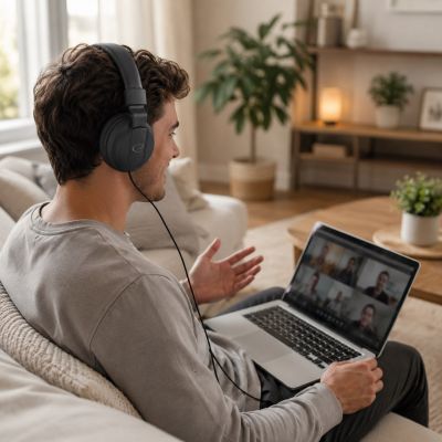 7. Esperanza BONGO EH212K headphones with microphone (black)
