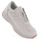 Women's leather openwork shoes gray Sergio Leone SP013
