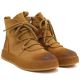 4. Women's leather ankle boots with a thick sole, camel Artiker 55C1008