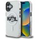 Karl Lagerfeld IML Choupette Sketch Logo MagSafe iPhone 16 Case - Clear