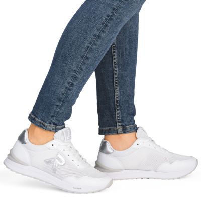 4. Women's sports shoes mesh comfortable soft white Rieker W2404-82