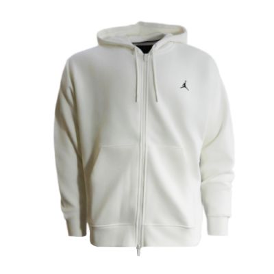 Air Jordan Brooklyn Fleece Jumpman Full-Zip Hoodie White - FV7289-133