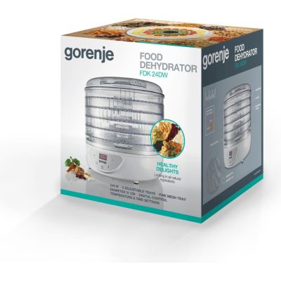 11. Gorenje FDK 24 DW Dryer Transparent, White 240 W