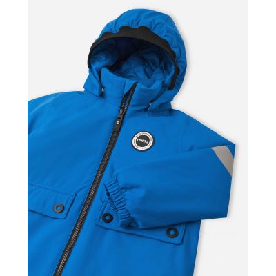 4. Reima Reimatec Jacket Symppis children's raincoat, blue, waterproof (5100045B-6590)