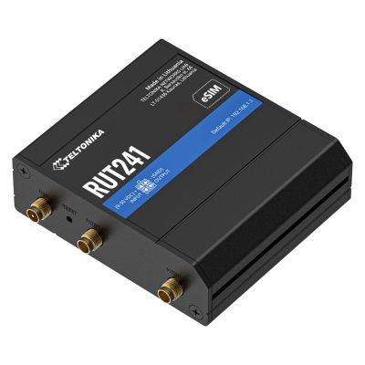 3. Teltonika RUT241 eSIM 4G LTE Cat 4 Industrial Router, 2x RJ45 100Mb/s