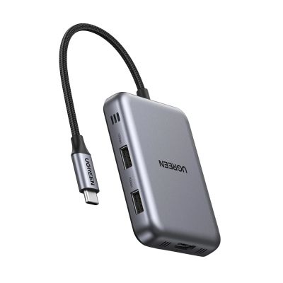 Ugreen USB-C 7in1 HDMI Hub USB-C USB-A SD/TF - Gray