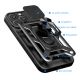 8. Hybrid Armor Camshield iPhone 16 Pro Case with Camera Cover and Stand - Black