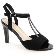 Sergio Leone W SK438 suede sandals, black
