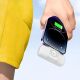 9. Wozinsky WF16-YLS 5000mAh 15W Lightning Mini Power Bank with Built-in USB-C Cable and Apple Watch Charger - White
