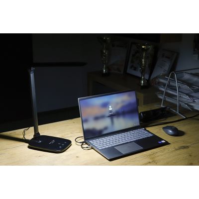 12. MONTIS MT042-BK BLACK LED DESK LAMP 230V + USB