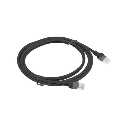 2. UTP patch cord Lanberg PCU6-10CC-0200-BK (RJ45 - RJ45 ; 2m; UTP; cat. 6; black color)