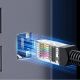 14. Baseus Spacemate hub USB-C 11in1 docking station 3xHDMI 4K 60Hz + 2xUSB-A (10Gb/s) + 1xUSB-C (10Gb/s) + RJ45 + 2xUSB-A (480Mb/s) + 1xUSB-C (PD) + 1xMinijack 3.5mm - gray