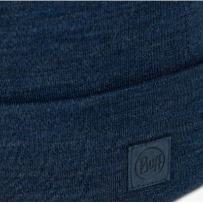 5. BUFF MERINO HEAVYWEIGHT BEANIE SOLID NIGHT BLUE