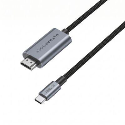 4. Tech-Protect UltraBoost USB-C HDMI 2.1 60HZ Video Cable 300 cm - Gray