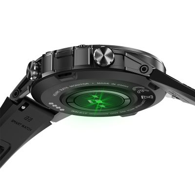 6. VELTORI VT120-1 Smartwatch Black Silicone Strap