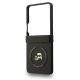 6. Karl Lagerfeld Karl&Choupette Pins MagSafe Case for Samsung Galaxy Z Flip 7 - Black