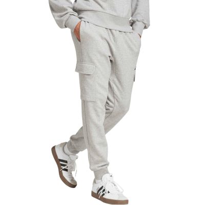4. adidas Essentials Feelcozy Cargo Men's Pants Light Gray JE3823