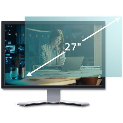2. Qoltec 51049 Blue Light Filter 27" | 16:9 | Eye Protection | Anti Glare