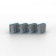 2. Lindy 40452 Port Blocker Port Blocker + USB Type-A Dongle Blue Acrylonitrile Butadiene Styrene (ABS) 5 pcs.