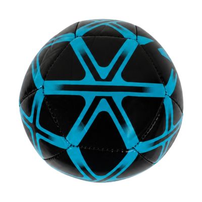 2. Adidas Starlancer Mini Soccer Ball Black and Blue JW1362
