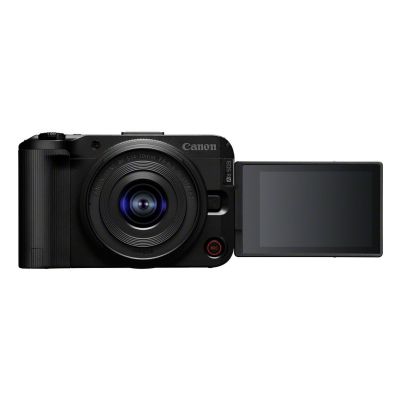 Canon 24.2 MP camera with image stabilization, ISO 32000, Wi-Fi, APS-C, black