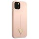 4. Guess GUHCP13SSLTGP iPhone 13 mini 5.4" pink/pink hardcase Silicone Triangle