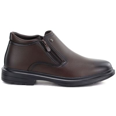 2. Men's brown ankle boots with zippers McKeylor 85229