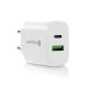 4. EVERACTIVE MAINS CHARGER WITH 1 X USB QUICK CHARGE 3.0 AND 1 X USB-C PD PPS 25 W, WHITE, SC-370Q