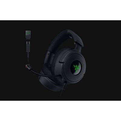 10. Razer Kraken V4 X Wired Headband Gaming Headset USB Type-C / USB Type-A Black