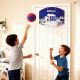 6. BASKETBALL BACKBOARD 29x24CM NBA WILSON + BALL WTBA1302NBARD