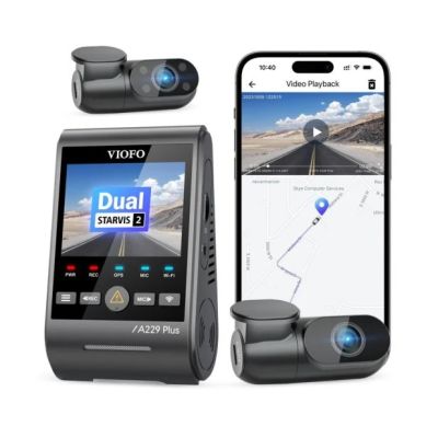 4. VIOFO A229 PLUS 3CH-G GPS video recorder