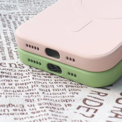 7. MagSafe compatible silicone case for iPhone 15 Pro Silicone Case - cream