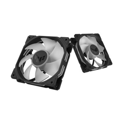 8. ASUS TUF GAMING TR120 ARGB 3IN1 Black Computer Case Air Cooler 12 cm Black