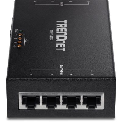 5. TRENDnet POE+ 65W 4-Port Injector