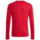 3. adidas Entrada 26 Long Sleeve Jersey Kids’ Shirt Red KF5878
