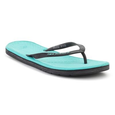 NEW BALANCE WOMEN`S PRO THONG FLOPS BLACK/TEAL NBW6076BTL