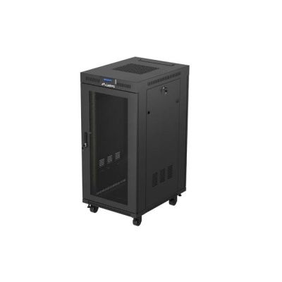 3. LANBERG FLOOR RACK CABINET 19" 24U 600X800 BLACK