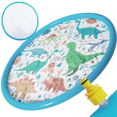 3. ROUND INFLATABLE MAT 154x7CM PLAYGROUND FOUNTAIN DINOSAURS 51626