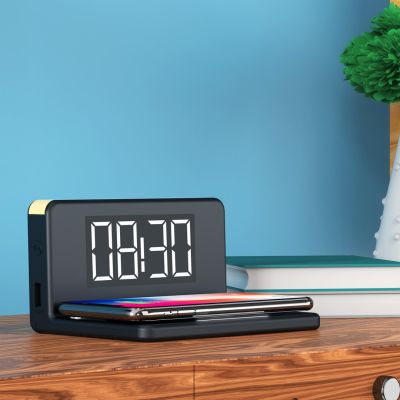 4. Terratec ChargeAir Digital Alarm Clock Black, Yellow