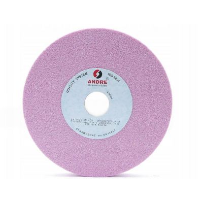 ANDRE FLAT GRINDING WHEEL 200mm x 25mm x 32mm CRA60K7VE01-35 PINK "TYPE 1"
