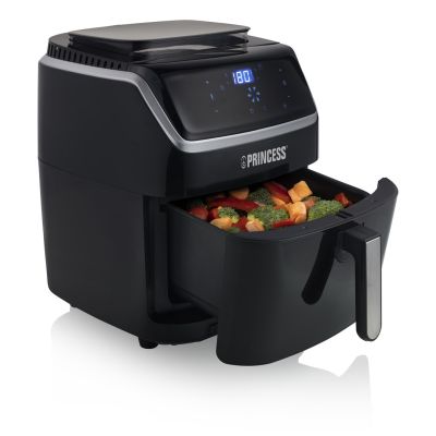 8. Princess 182080 Single 6.5L Standalone 1700W Hot Air Fryer Black