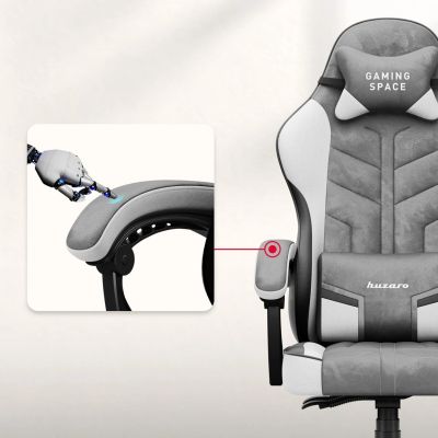 4. Huzaro Force 2.7 Gray Gaming Chair