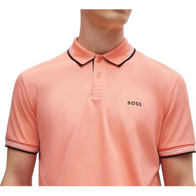 2. BOSS Paul Open Red Slim Fit Men's Polo Shirt (50506193-649)