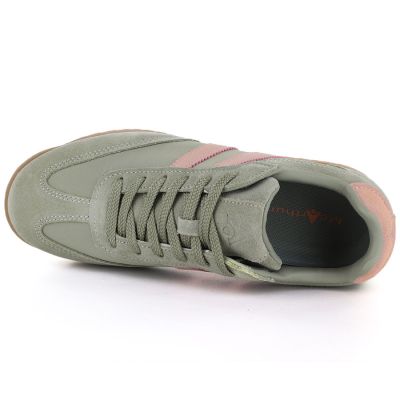 3. Women's green leather sneakers McArthur MA258W