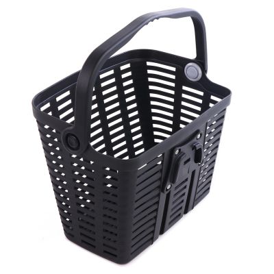 4. Wozinsky WKR-PK plastic handlebar bicycle basket - black